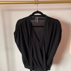 Anthropologie Sweater with neck tie detail